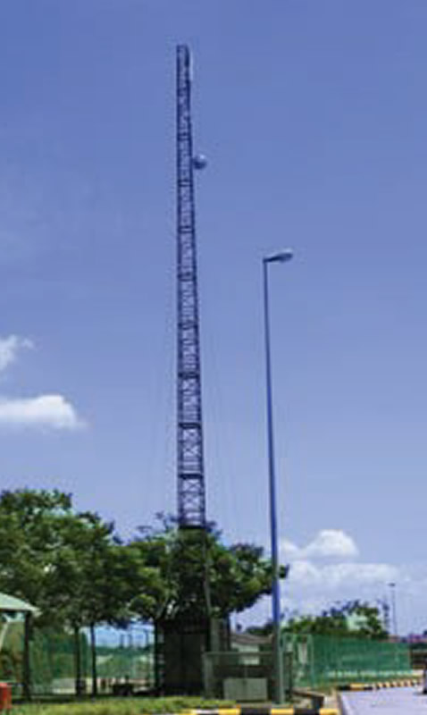Replacement of street light poles with integrated poles within ROW